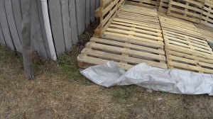 Домик Вдали От Дома / Строим Беседку Из Поддонов / Застелили Пол / Покрасили /Собрали Каркас /