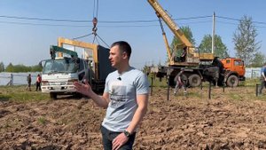 Как происходит монтаж модульного дома? Сняли установку модулей за 2 часа!