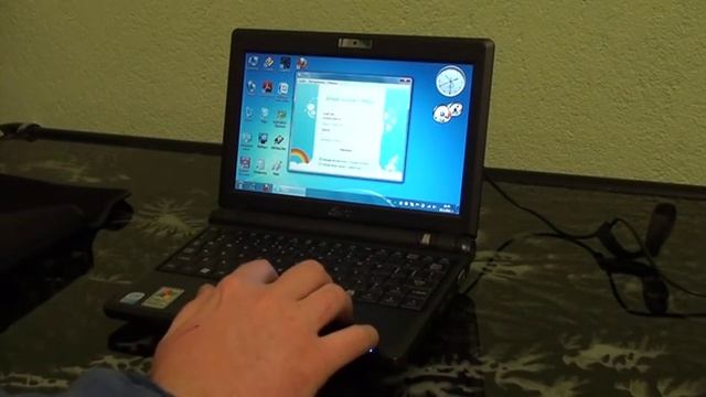 Asus EEE PC 900A WIN 7 test . смотреть онлайн