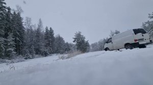 Получил права - дрифт на минивэне