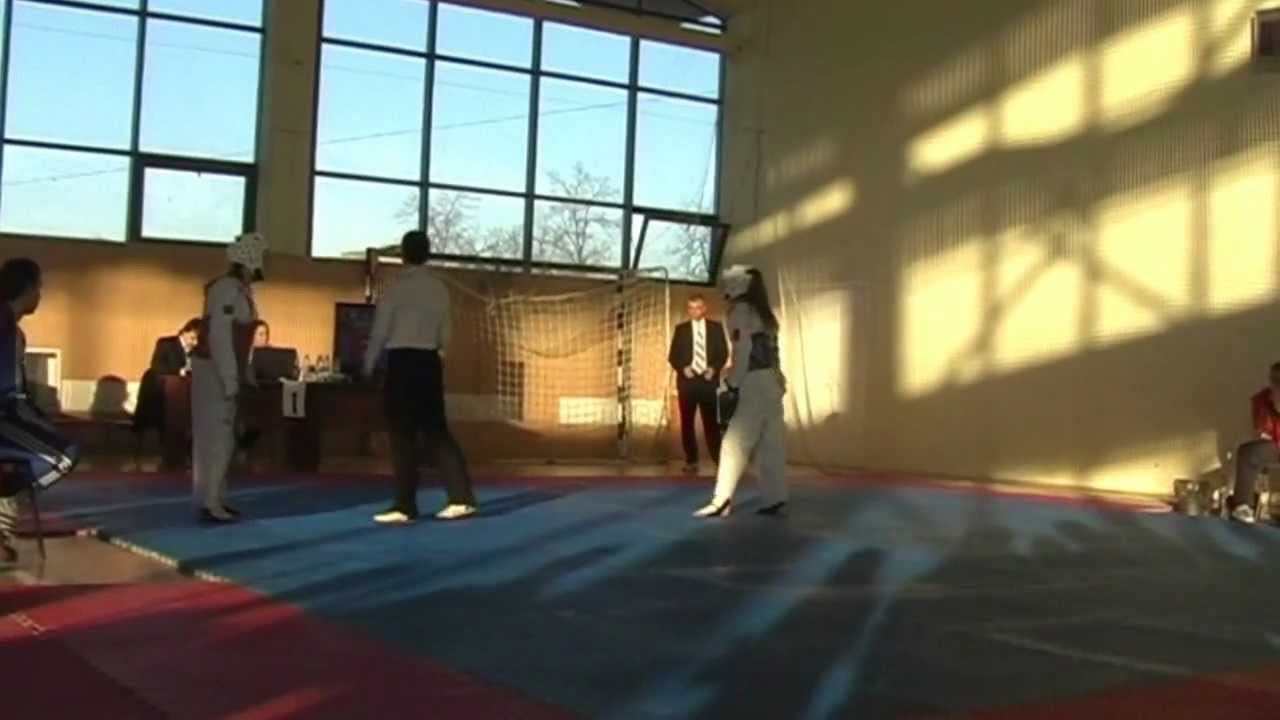 Taekwondo WTF. Турнир клуба Беркут 24.02.2013 Галкина-Парфенцева