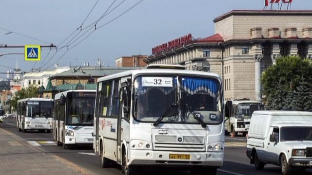 Автобус 32 маршрут улица 3-я Дальневосточная Академия Биатлона г.Красноярск