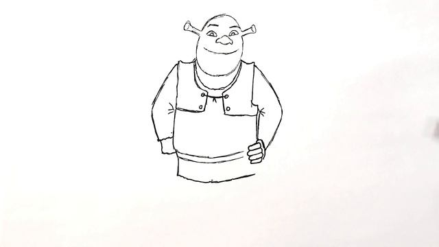 Как нарисовать Шрека смотреть онлайн