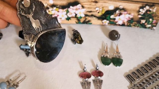 ?Моя коллекция серебряных украшений с натуральными камнями?