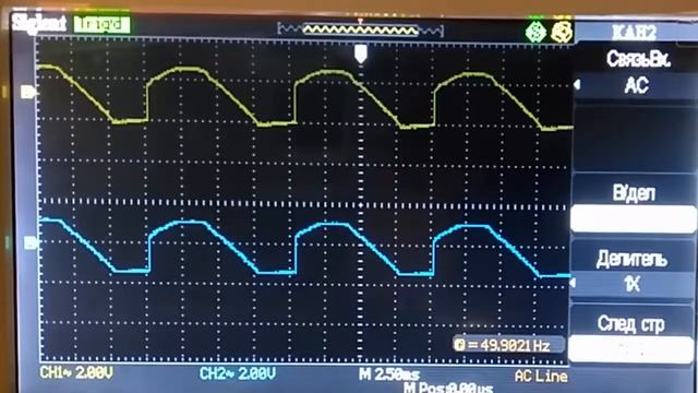 №1. Робота однофазного тиристорного перетворювача, зібраного за однофазною нульовою схемою смотреть онлайн