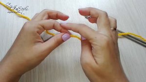 ОПРЕДЕЛЕНИЕ ДЛИНЫ НИТИ ПРИ НАБОРЕ ПЕТЕЛЬ ► Уроки вязания ► Cпицами