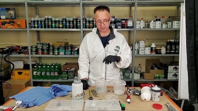 Уход за краскопультом, моем и смазываем