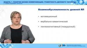 1.3. Уровни языковой личности