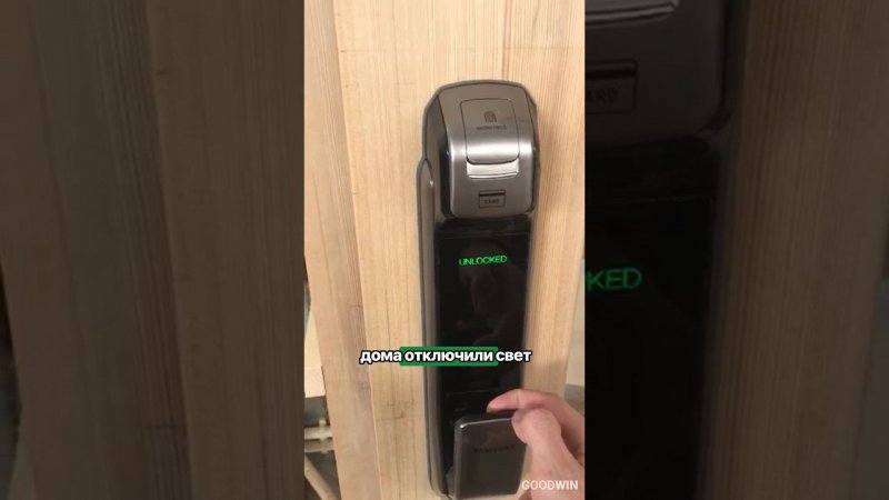 УМНЫЕ ЗАМКИ В ДЕРЕВЯННЫЕ ДВЕРИ ОТ КОМПАНИИ #goodwin