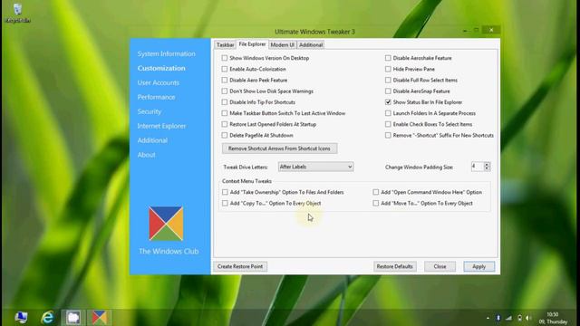 Ultimate Windows Tweaker For Windows 8: Official Tutorial Video