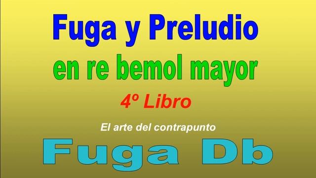 Fuga y preludio en Db. смотреть онлайн