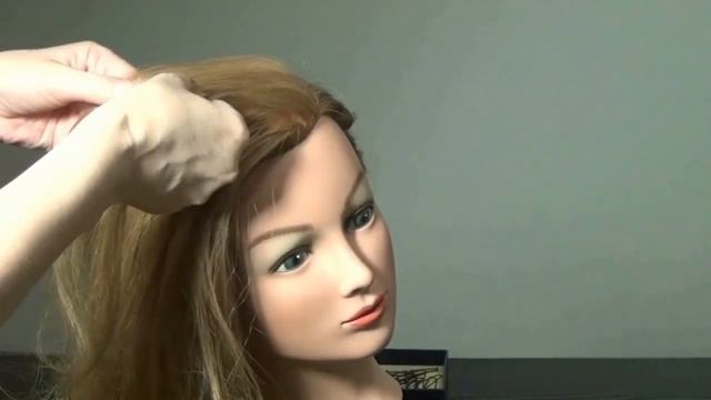 Легкая романтическая прическа. Romantic hairstyle for medium hair