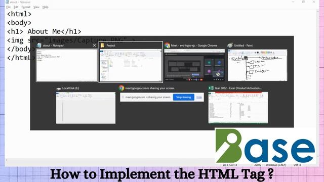 How to Implement the HTML Tag ?