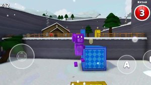 как найти все стикеры на локации снежная долина в игре super bear adventure