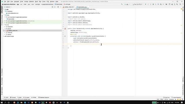 NGODING ANDROID - MEMBUAT APLIKASI WEBVIEW SIMPEL DAN ELEGAN [Java] смотреть онлайн