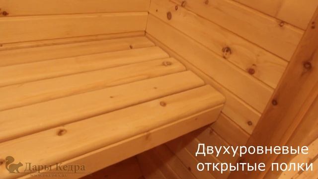 Баня-бочка квадратная 6 метров смотреть онлайн