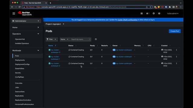 AMQ Streams: My First Kafka Cluster смотреть онлайн