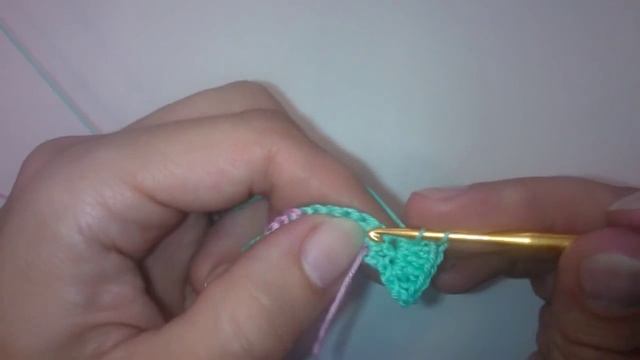 4 Бутон розы крючком Просто Crochet rosebud