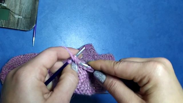 МК тапки спицами. Очень легко и просто.