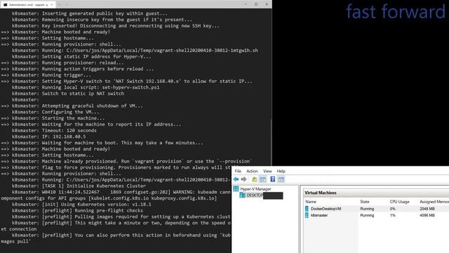 Vagrant kubernetes up смотреть онлайн