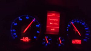 VW Passat B6 1.6 102LE 0-100 km/h (Amateur starting)