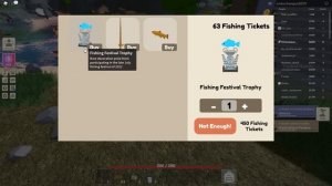 New Fish Trophy & Event in Roblox Islands