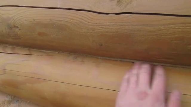 Объект закончен. Конопатка, шлифовка, пропитка швов. смотреть онлайн