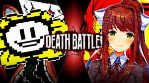 Dura's Fanon DEATH BATTLE! Scores | Love and Literature (Flowey VS Monika [Undertale VS DDLC])