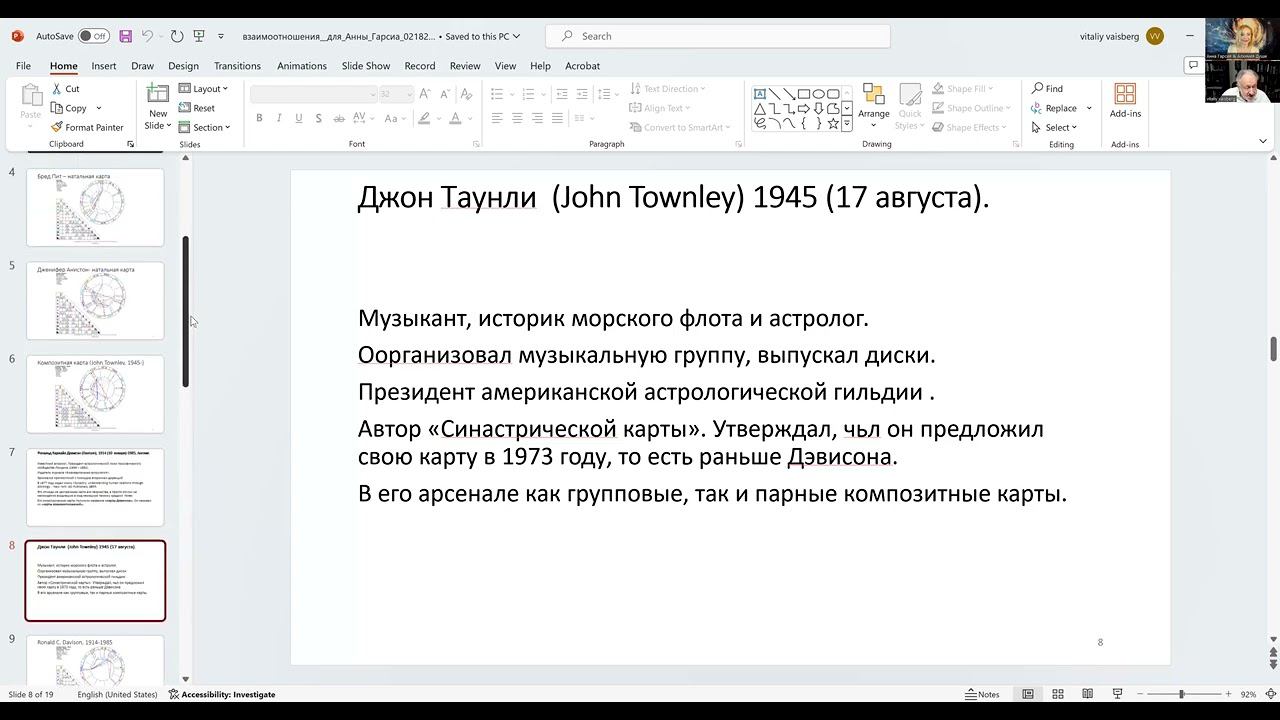 Синастрия. Взаимоотношения. Школа классической астрологии Вайсберга