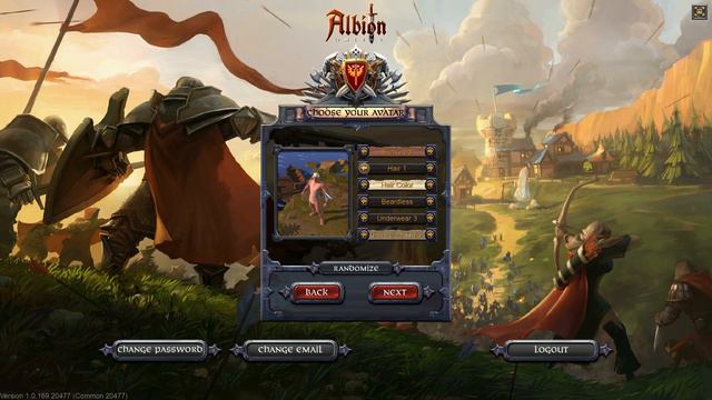 Albion Online  Character Creation  Pre-impressions Alpha