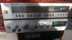 Работа тюнера "Радиотехника Т - 101 Стерео".