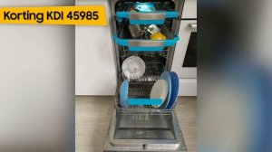 ТОП—7. ?Лучшие встраиваемые посудомоечные машины 45 см [узкие]. Рейтинг 2023 года!