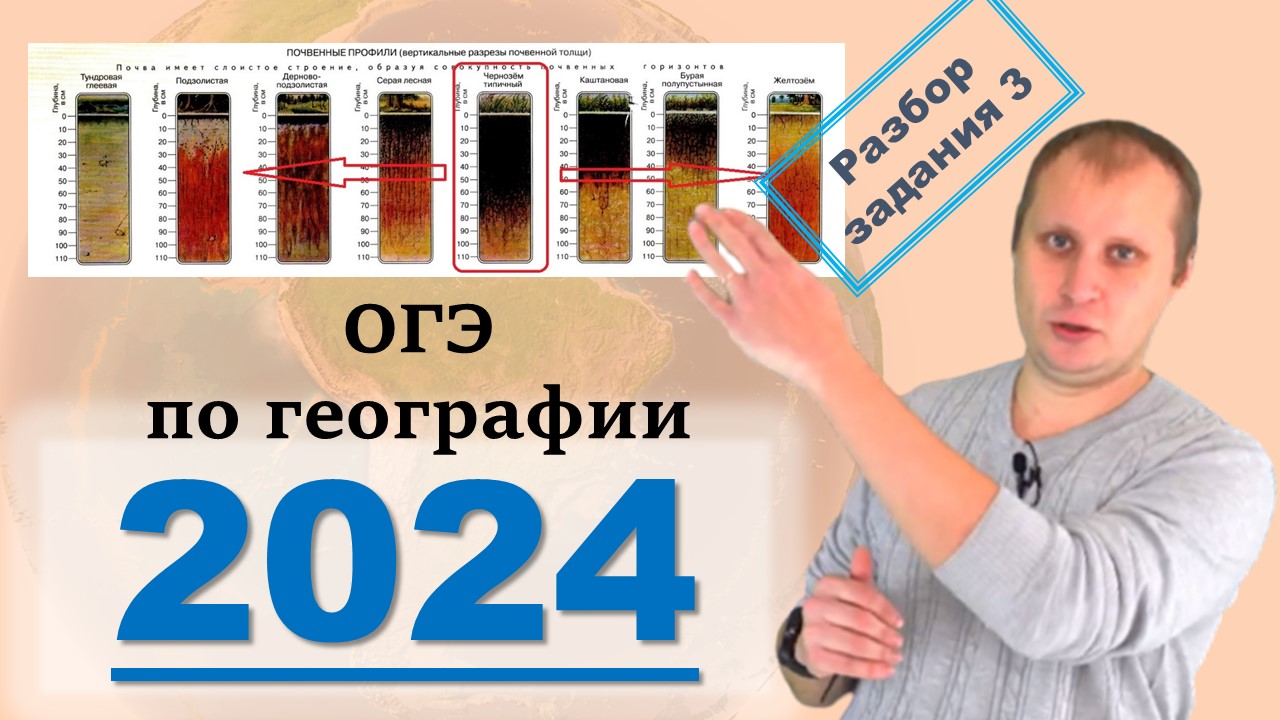 ОГЭ по географии 2024! Разбор задания 3