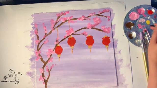 Happy Lunar New Year | Acrylic Painting for Beginner| How to Paint a Panda смотреть онлайн