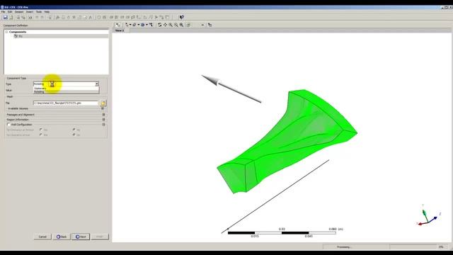 Расчёт центробежного компрессора в приложениях Ansys Turbo