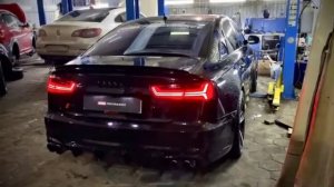 Audi S6 C7 4.0TT CEUC Stage1 (Downpipe, Чип-тюнинг ДВС, Чип-тюнинг КПП, Popcorn)