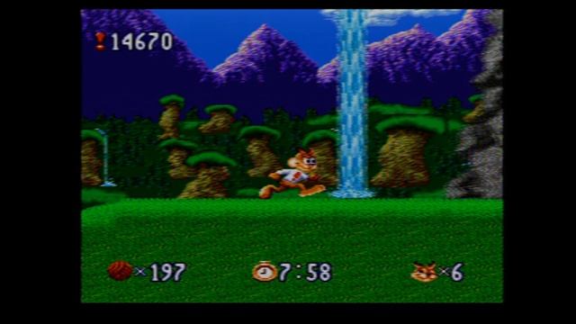 Me Playing Bubsy in Claws Encounters of the Furred Kind for SNES смотреть онлайн