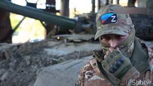 Репортаж ТК "Звезда" о боях в районе с. Спорное/Report of the "Zvezda" channel about "Spornoe" vil.