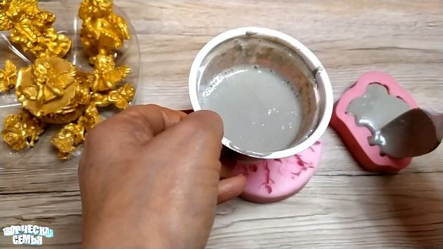 Рождественский ангел из гипса. Мастер-класс смотреть онлайн