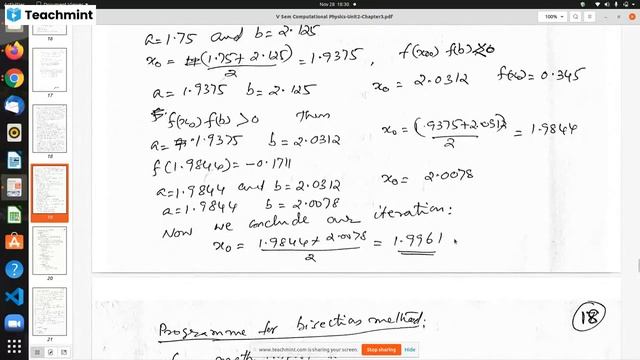 12. Python-Solutions of Algebraic & Transcendental Equations