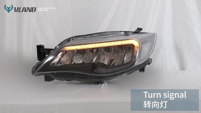 VLAND LED Headlights For Subaru Impreza 2008-2011, WRX 2008-2014 Front lights смотреть онлайн