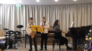 Отчетный концерт духового отдела 17 декабря 2022 года.