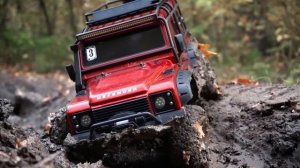 RC Car MUD OFF Road - Traxxas TRX 4 Land Rover Defender