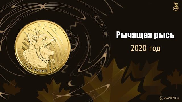 Золотые инвестиционные монеты Канады.