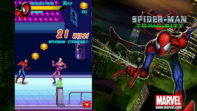 SPIDER-MAN Toxic City (Java Game) #7 Experimentos na Oscorp - Avian-Goblinite смотреть онлайн
