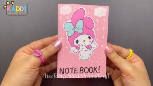 DIY My Melody Stationary Set// Kawaii Sanrio Handmade Back to school Stationary ??✏️