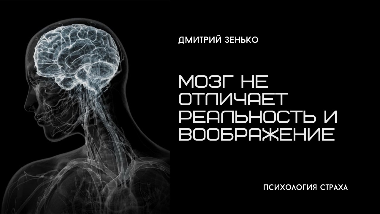 Мозг не отличает реальность от воображения.