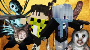 ДЕВУШКА ПРО и НУБ против монстров ТРЕВОРА ХЕНДЕРСОНА в заброшенной лаборатории SCP МАЙНКРАФТ !