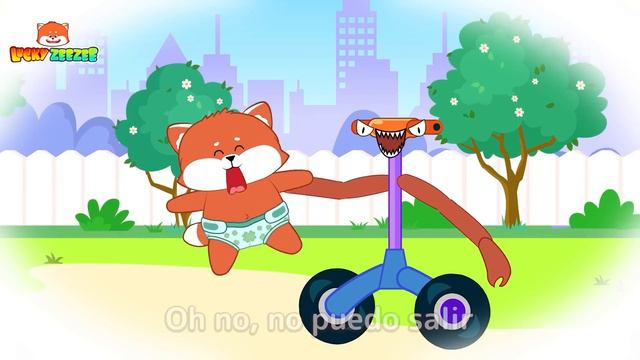 Canción del Encantador dinosaurio😱 Canciones infantiles y rimas infantiles de Lucky Zee Zee смотреть онлайн