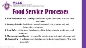 Food Service Organization